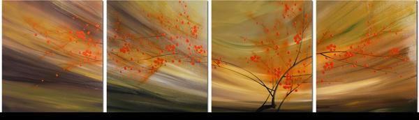 Dafen Oil Painting on canvas flower -set340 Dafen Oil Painting on canvas flower -set340